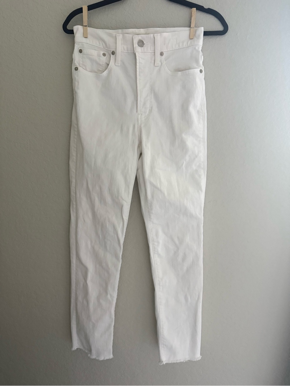 Madewell - White High-Rise Skinny Jeans